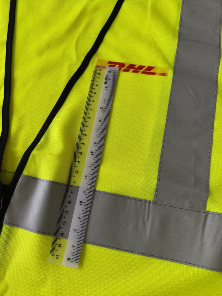 DHL.ZIP TYPE SAFETY VEST.GN