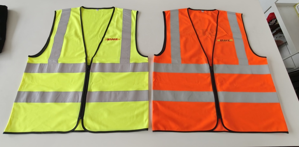 DHL.ZIP TYPE SAFETY VEST