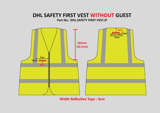 [DHL.SAFETY FIRST VEST.JP] DHL.SAFETY FIRST VEST.JP